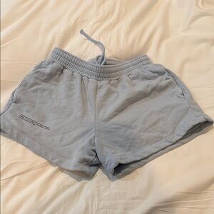 Light blue shorts with pockets